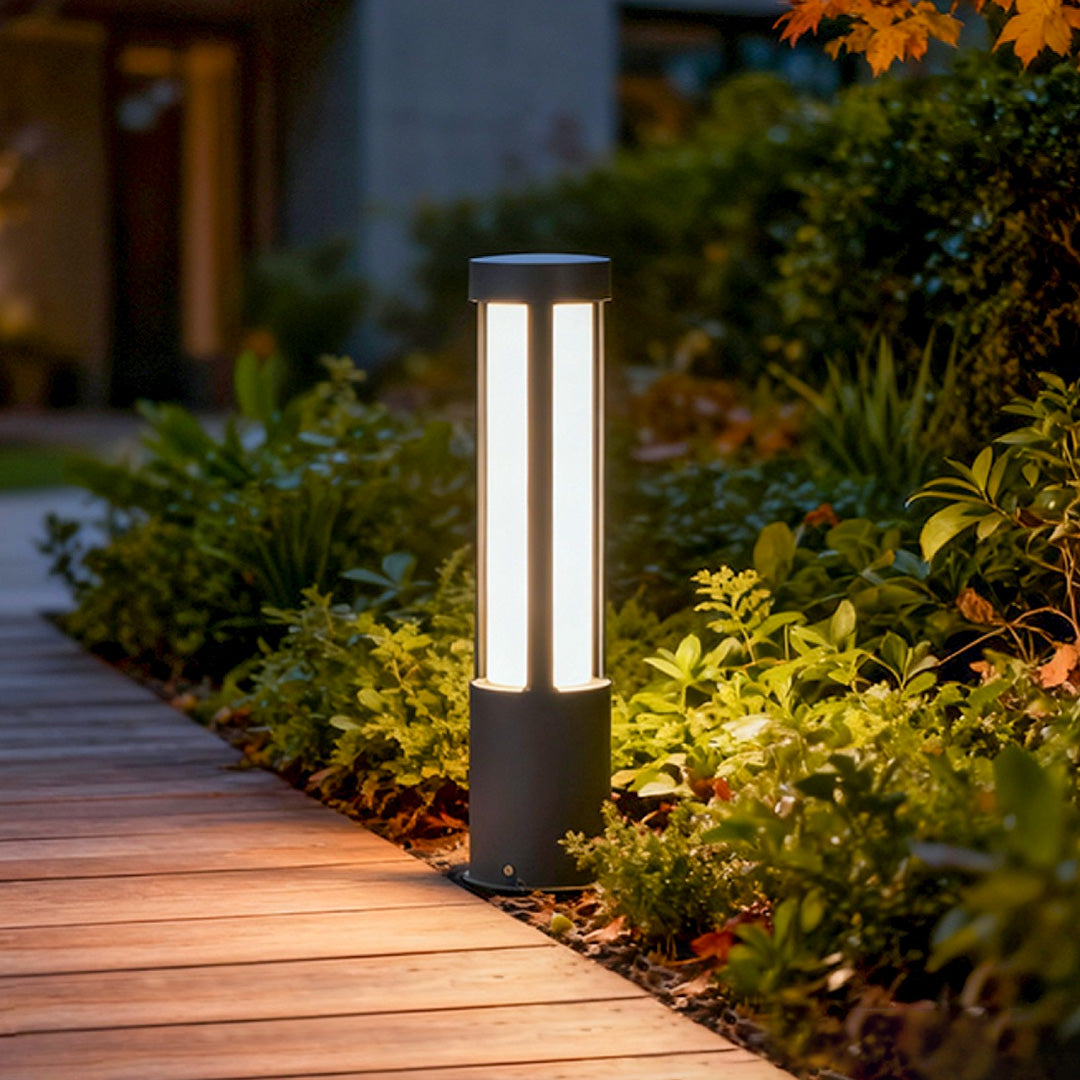 Modern Cylindrical Bollard Lights with IP65 Waterproof Rating | Elegant Outdoor Lighting for Pathways 2