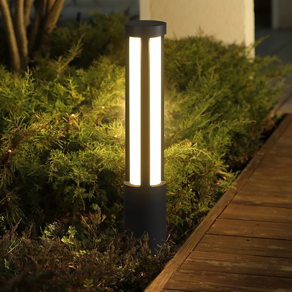 Modern Cylindrical Bollard Lights with IP65 Waterproof Rating | Elegant Outdoor Lighting for Pathways 6