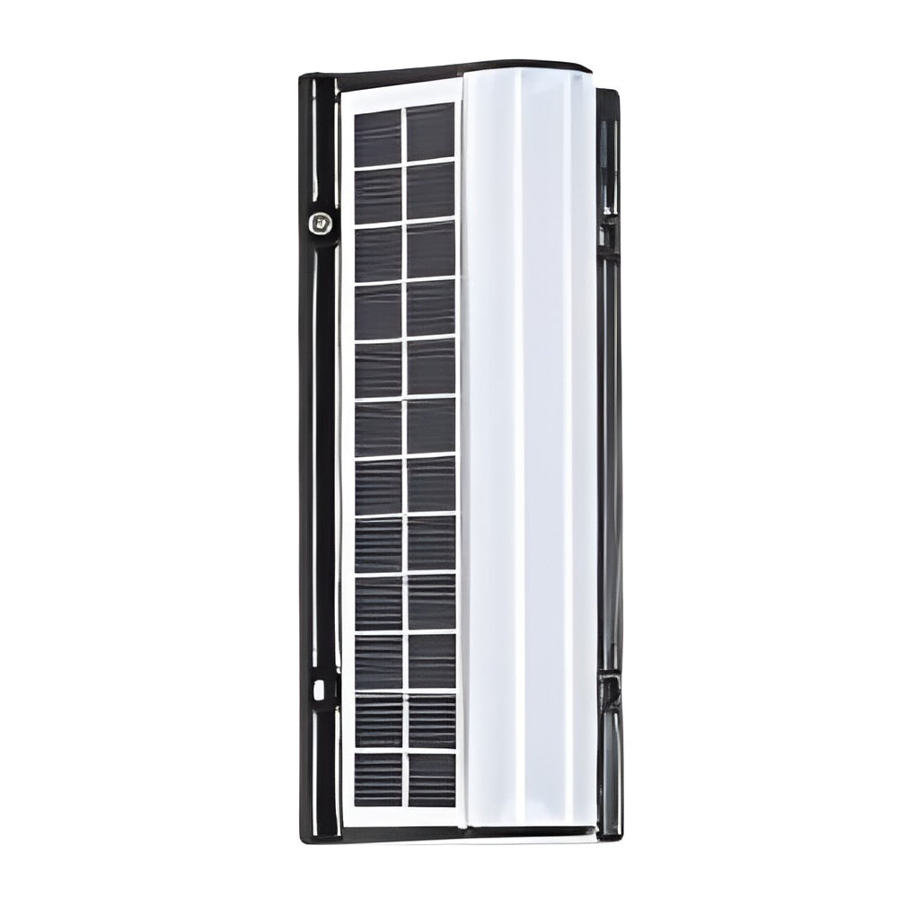 Modern LED Outdoor Wall Light with Dual-Side Solar Panels for Eco-Friendly Illumination 7