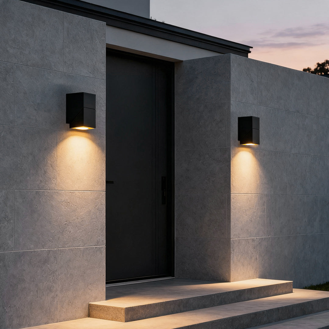 Outdoor Wall Sconce Light | Adjustable 180° Motion Sensor Design | Waterproof Aluminum for Versatile Illumination 1