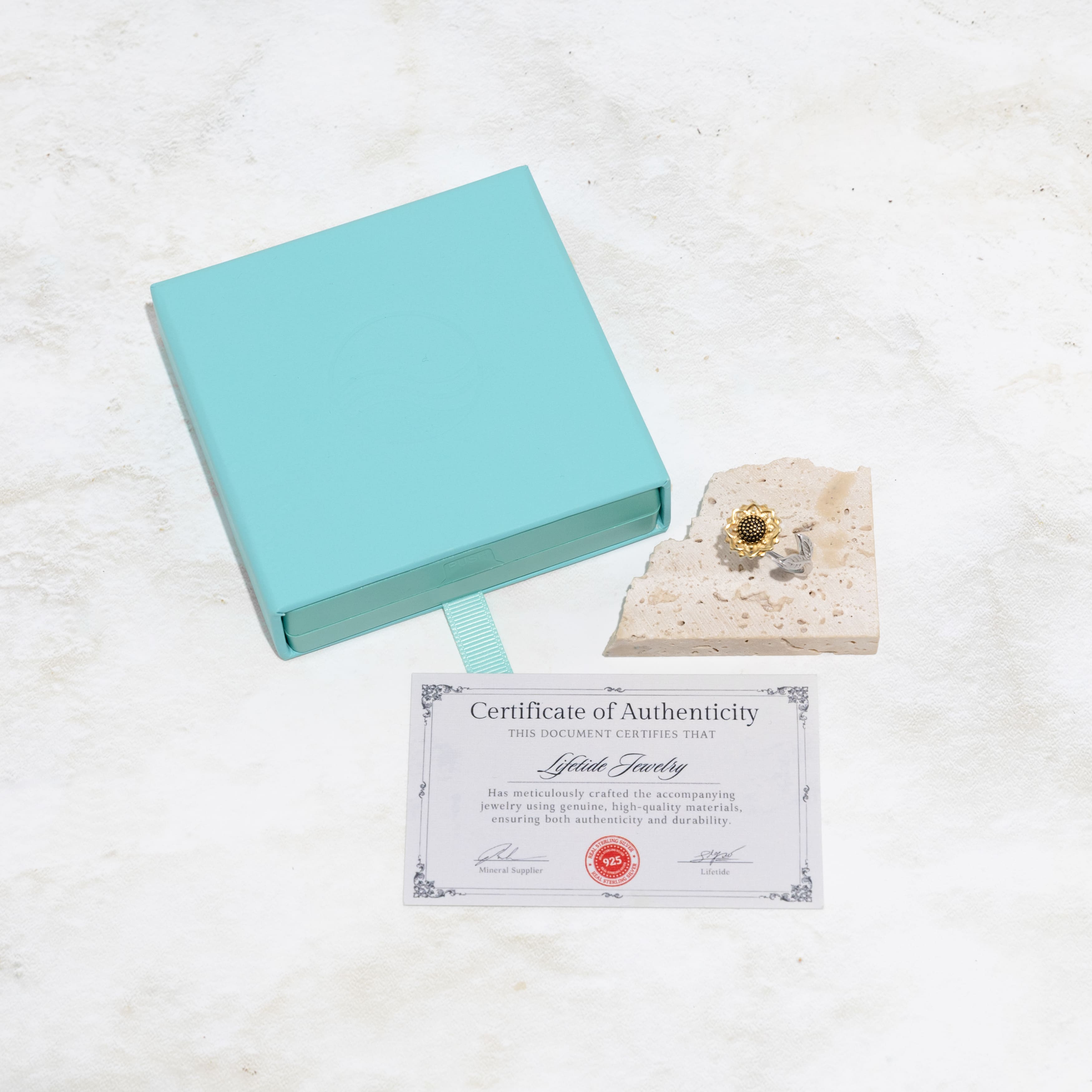 Sunflower Spinner Ring